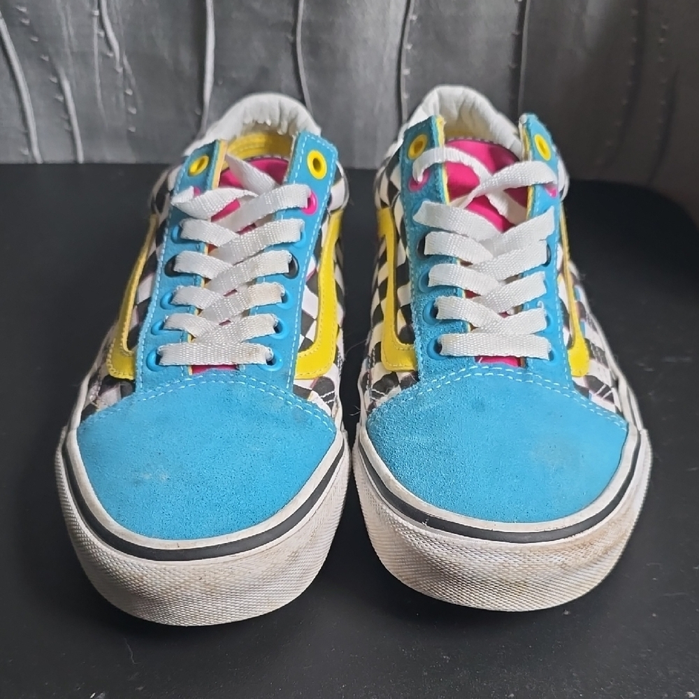 Vans Blue and Yellow Sneakers